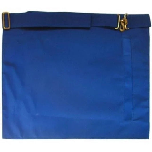 12th Degree Memphis Misraim French Regulation Apron - White & Royal Blue Moire - Luxe Regalia
