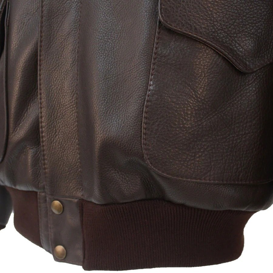 1930 Classic Bomber Leather Jacket - Luxe Regalia