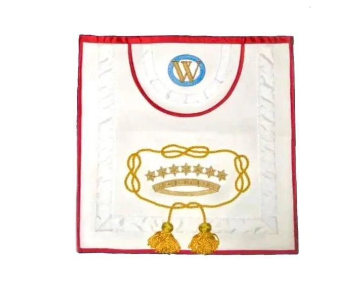 9th Degree Apron. 34x34cm - Chapter, Swedish Rite