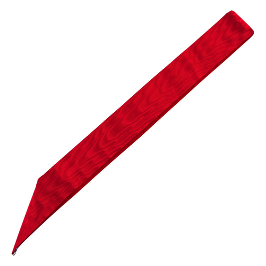 Red Ribbon Architect Sash: Allied Masonic Degrees (AMD) - Luxe Regalia