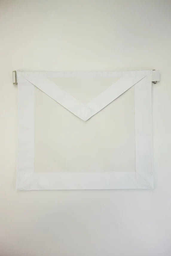 Entered Apprentice Apron with Elastic Belt - First Degree & Craft Freemasonry - Luxe Regalia