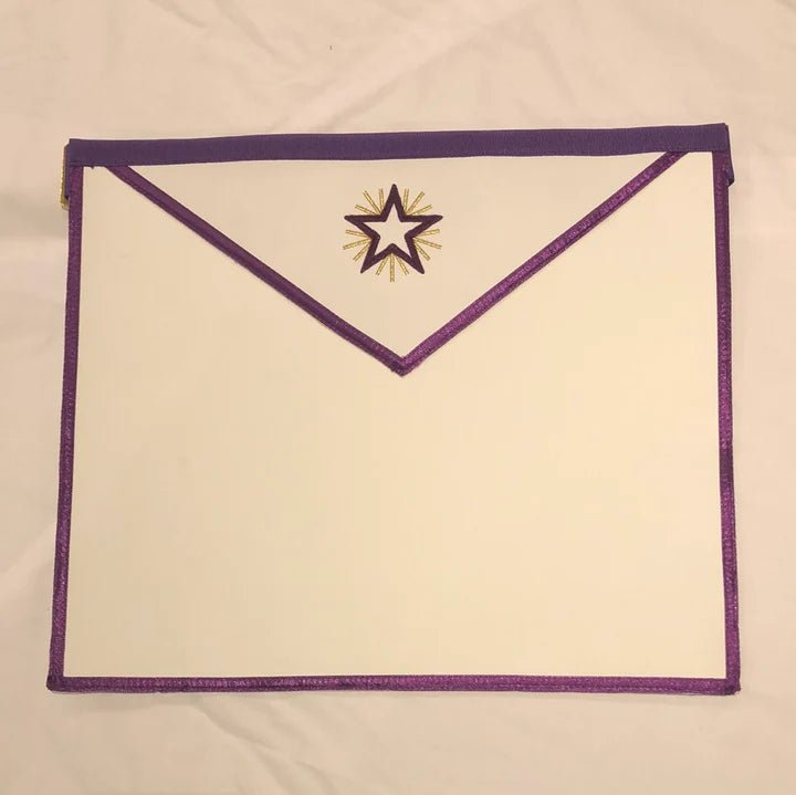 Fellowcraft Apron Blazing Star - Memphis Misraim - Luxe Regalia