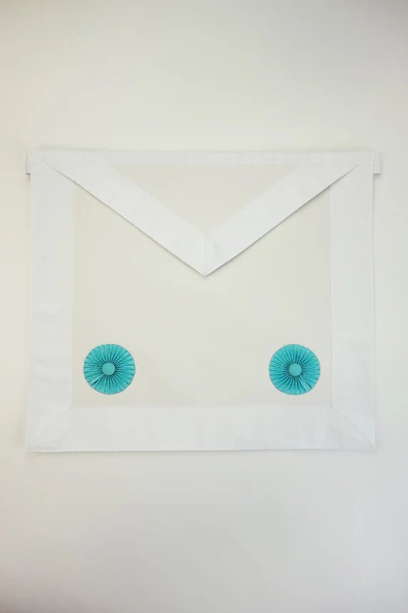 Fellowcraft Apron with Tie Belt - Second Degree & Craft Freemasonry - Luxe Regalia