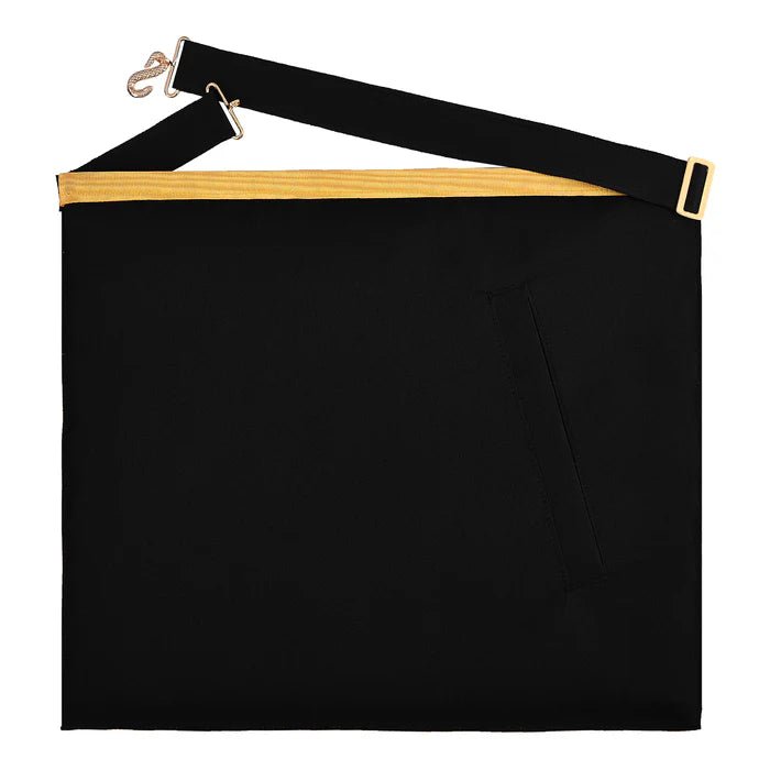 Grand Tiler of Solomon AMD Apron: Hand Embroidery Gold Bullion - Luxe Regalia