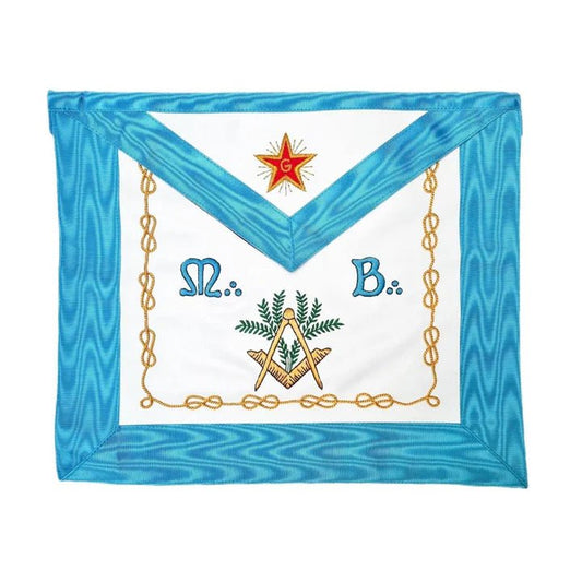Master Mason Deluxe Apron - French Rite "Groussier" (RFG) - Luxe Regalia