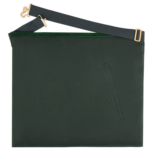 Dark Green Members Apron - Allied Masonic Degree