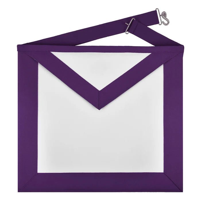 Purple Grosgrain Ribbon Superintendent Apron - Allied Masonic Degrees (AMD)