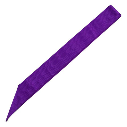 Superintendent Purple Ribbon Sash - Allied Masonic Degrees (AMD) - Luxe Regalia