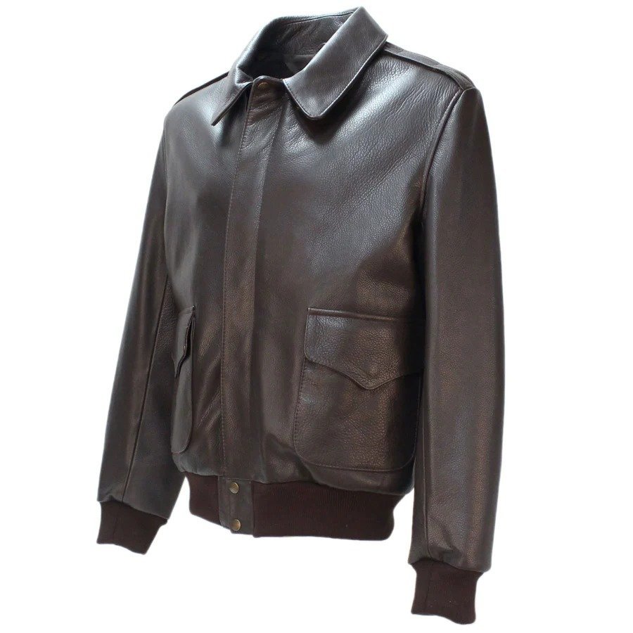 1930 Classic Bomber Leather Jacket - Luxe Regalia