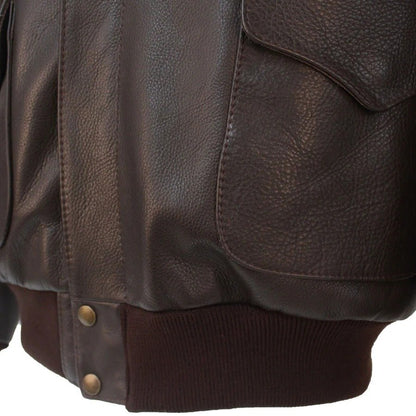 1930 Classic Bomber Leather Jacket - Luxe Regalia