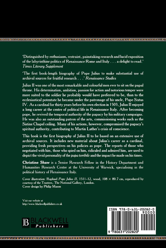 Julius II: The Warrior Pope Paperback