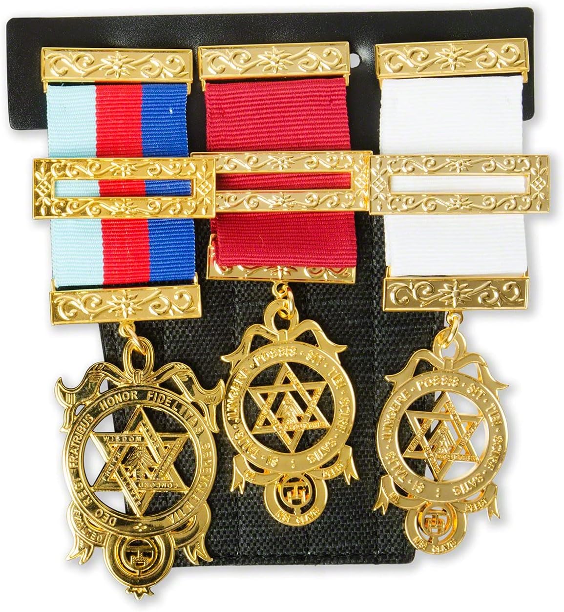 ROYAL ARCH MASONIC COLLECTION - Regalia Pocket and Wallet Jewel Holder Leather Set - Store Jewels Comfortably
