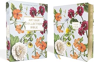 NIV Artisan Collection Bible, Red Letter Edition, Comfort Print [Blue Floral]