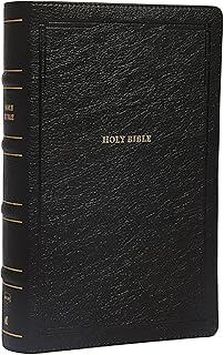 NKJV End-of-verse Reference Bible, Personal Size Large Print, Red Letter Edition, Comfort Print: Holy Bible [Black]
