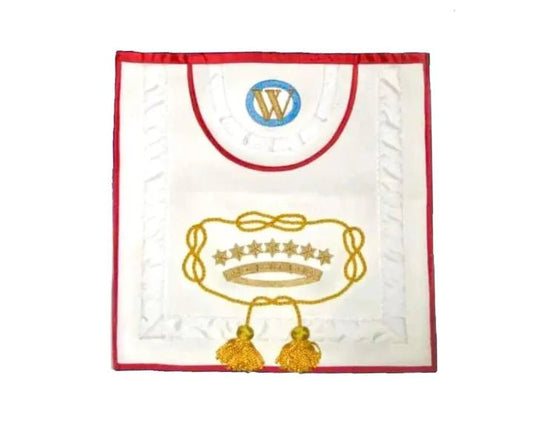9th Degree Apron. 34x34cm - Chapter, Swedish Rite - Luxe Regalia