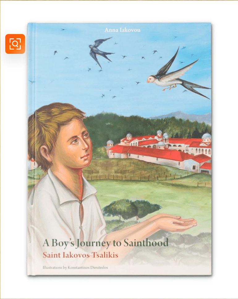 A Boy’s Journey to Sainthood: Saint Iakovos Tsalikis Hardcover - Luxe Regalia