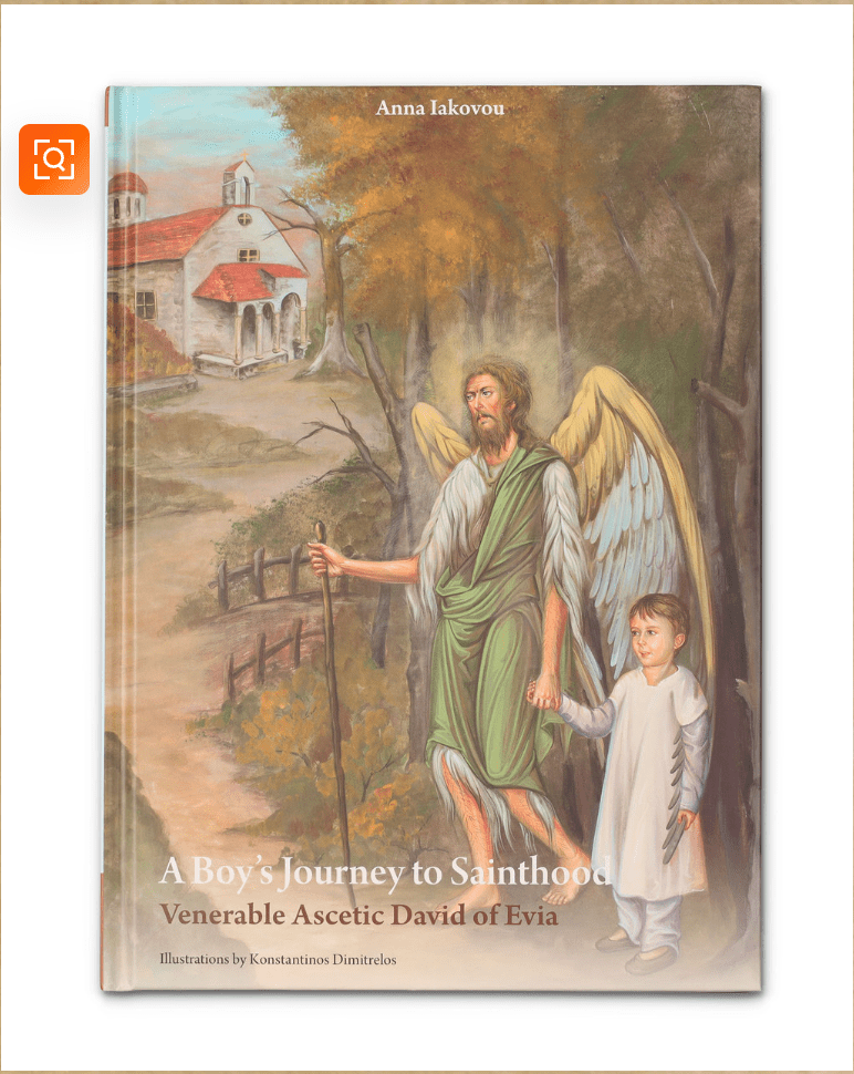 A Boy’s Journey to Sainthood: Venerable Ascetic David of Evia Hardcover - Luxe Regalia