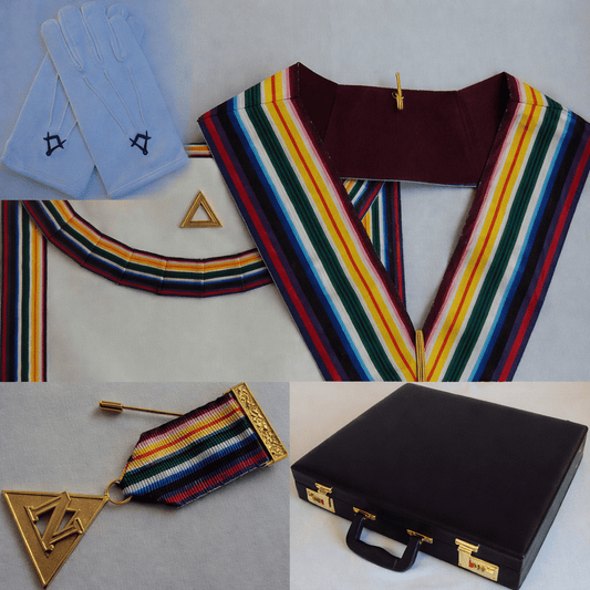 Buy Apron, Collar, Jewel, Regalia Case & Gloves Set - Grand Officer Royal Ark Mariner for only A$250.00 at Luxe Regalia!