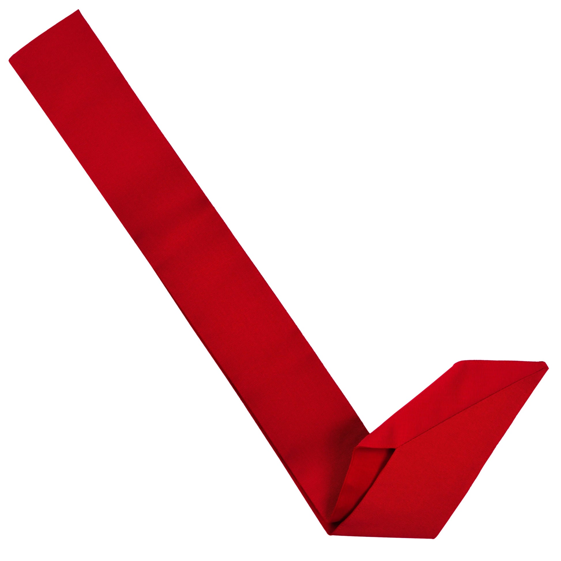 Architect Allied Masonic Degrees Sash: Red Ribbon - Luxe Regalia