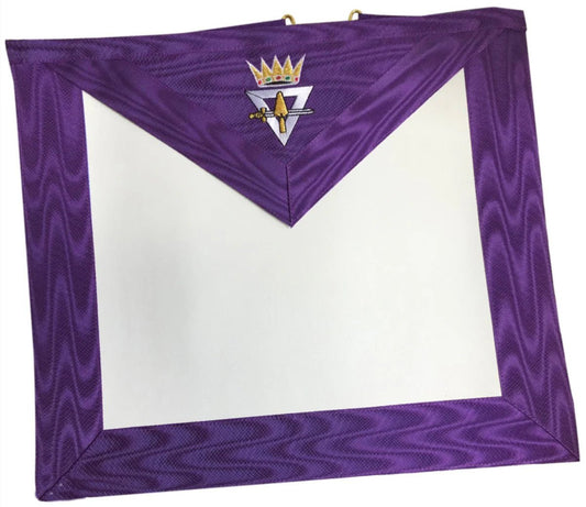 Cryptic (Royal & Select Masters) Member Apron - French Constitution (OMRC) - Luxe Regalia