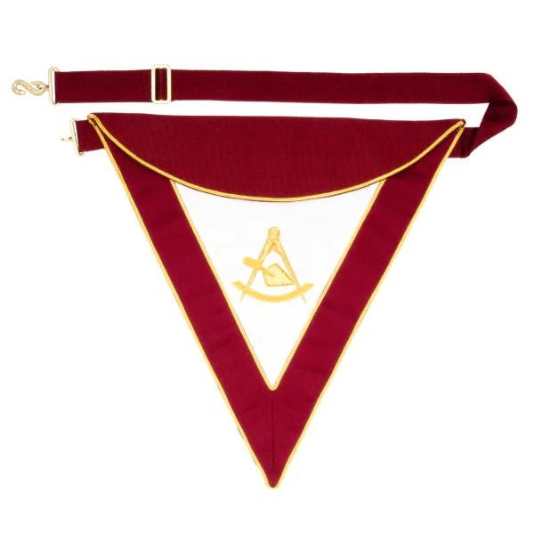 Cryptic (Royal & Select Masters) Past TIM Apron - English Constitution - Luxe Regalia