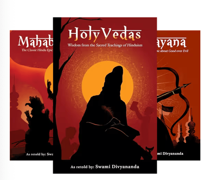 Essential Hinduism Books on Dharma & Philosophy (6 book series) - Luxe Regalia