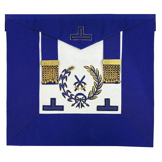 Grand Officers English Regulation Apron - Royal Blue - Luxe Regalia