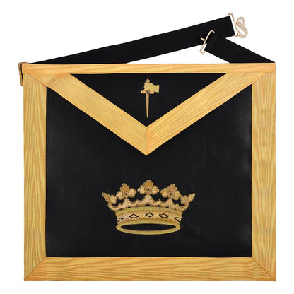Grand Tiler of Solomon AMD Apron: Hand Embroidery Gold Bullion - Luxe Regalia