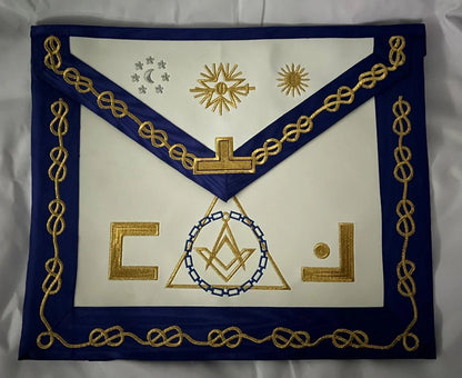 Installed/Past Master Apron. Operative Rite of Solomon - BA - Luxe Regalia