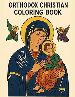 Orthodox Christian Coloring Book: 62 Coloring Pages Featuring Saints, Feast Days, Churches, Holy Sacraments & the Divine Liturgy - Luxe Regalia