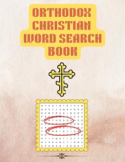 Orthodox Christian Word Search Book: 50+ Orthodox themed word searches & over 1000 total words, plus teachings from Orthodox Saints - Luxe Regalia