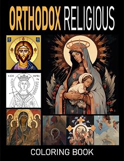 Orthodox Icon Religious Coloring Book