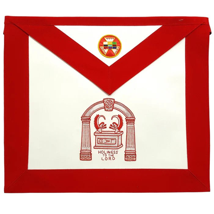 Past High Priest Red Apron - Royal Arch Chapter - Luxe Regalia
