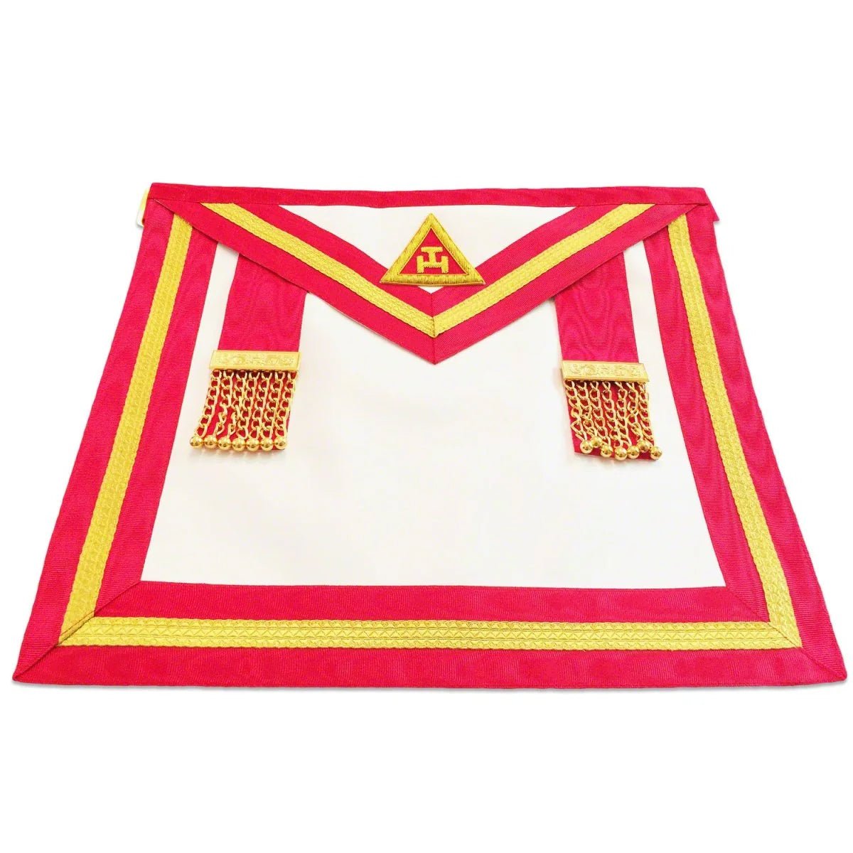 Past Kings Apron (Scarlet Red) - Royal Arch Irish Chapter - Luxe Regalia