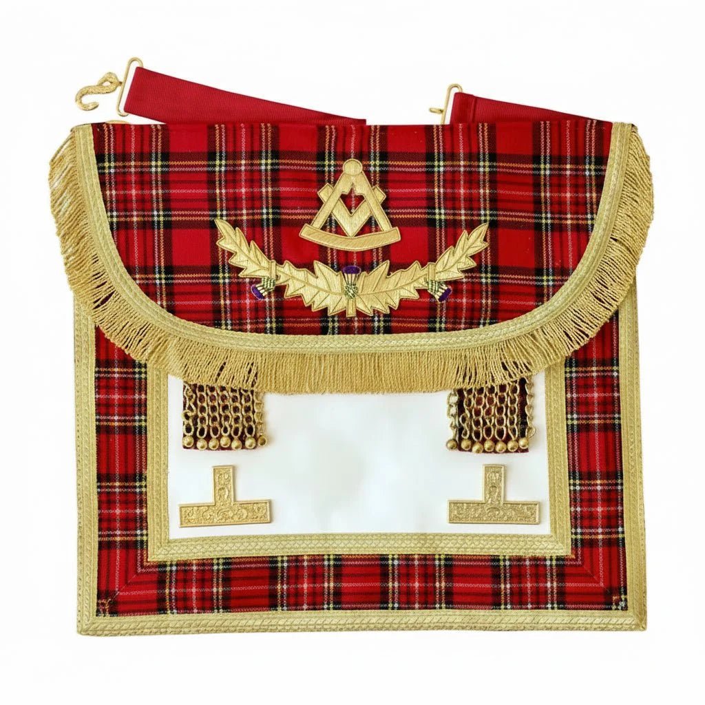 Past Master Apron - Royal Standard of Scotland - Luxe Regalia