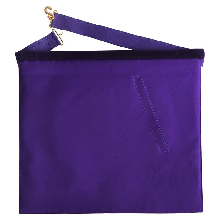 Patron Order of the Eastern Star Apron - Purple Velvet - Luxe Regalia