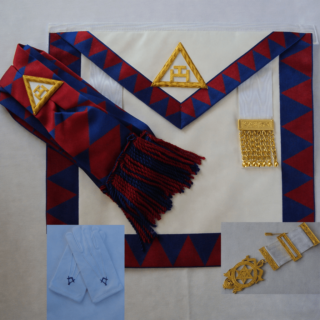 High-quality Royal Arch Apron, Sash & Jewel Set for Companions who value tradition and ceremonial excellence