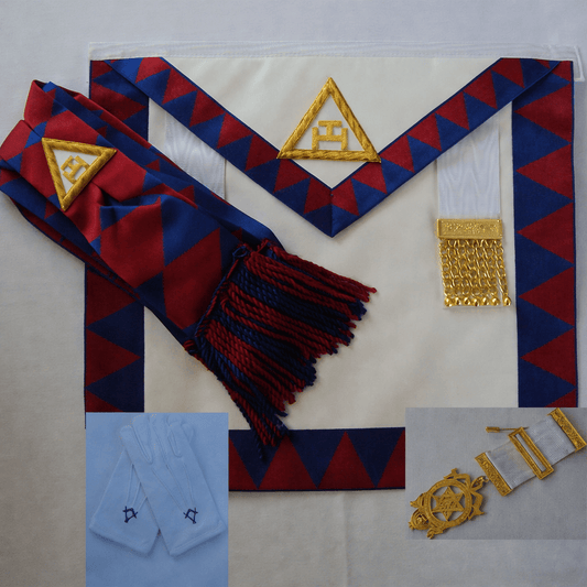 High-quality Royal Arch Apron, Sash & Jewel Set for Companions who value tradition and ceremonial excellence