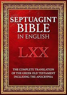 Septuagint Bible in English: The Complete Translation of the Greek Old Testament. Including the Apocrypha - Luxe Regalia