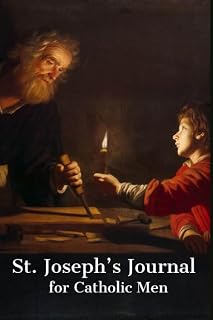 St. Joseph's Journal for Catholic Men: 120 days of quotes, devotions, and reflections with lined pages and 40 classic woodcut images - Luxe Regalia