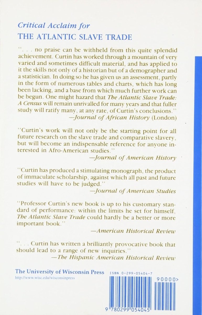 The Atlantic Slave Trade: A Consensus Paperback - Luxe Regalia