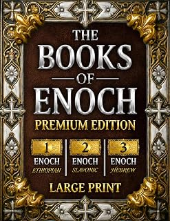 The Books of Enoch: The Complete Collection of Enoch I, II & III | PREMIUM EDITION with Large Print, High-Quality Illustrations, and Extra Apocryphal Scriptures - Luxe Regalia