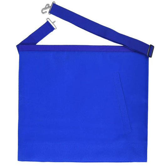 Worshipful Master Blue Lodge Officer Apron - Royal Blue - Luxe Regalia